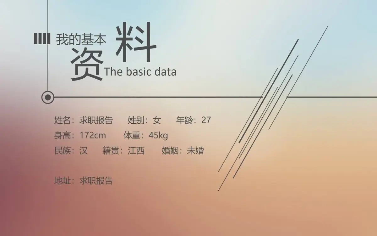简约大气求职简历PPT模板 - 第12页