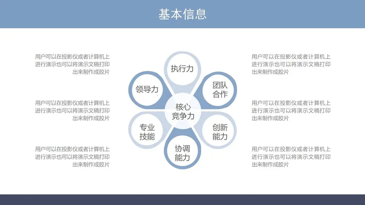 个人简历求职面试PPT模板 - 第5页