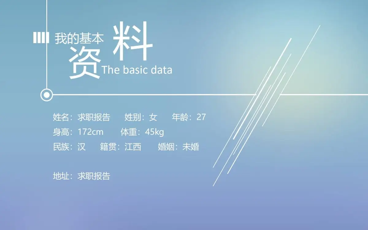 简约大气求职简历PPT模板 - 第2页