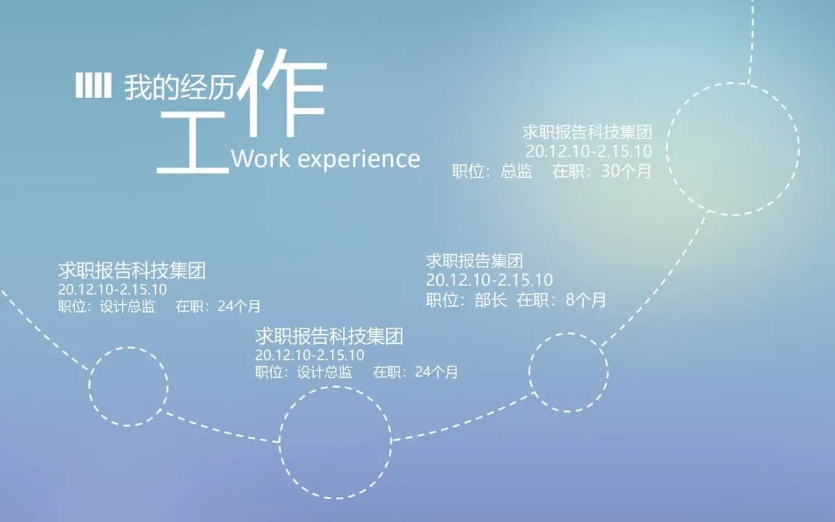 简约大气求职简历PPT模板 - 第5页