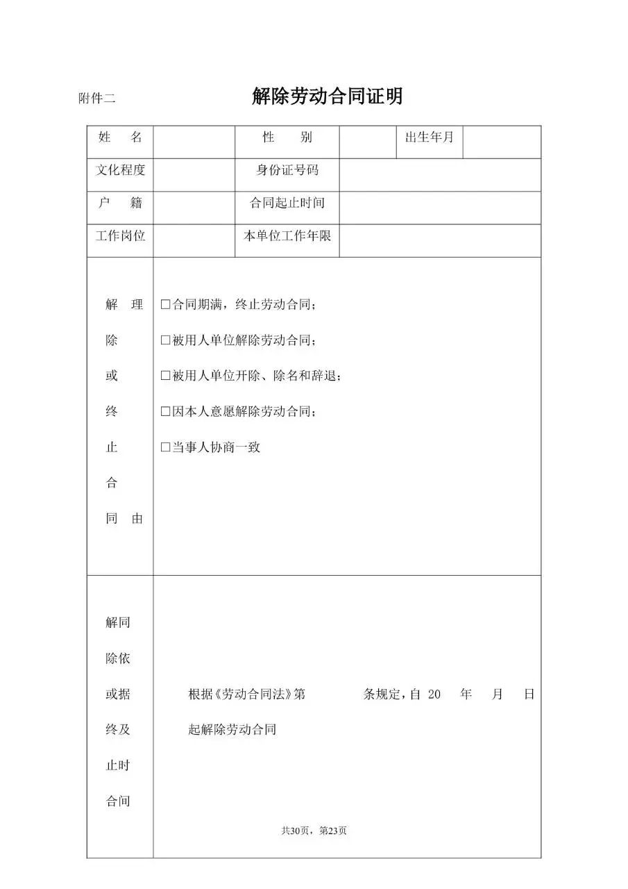 劳务派遣服务协议标准通用合同文档模板 - 第23页