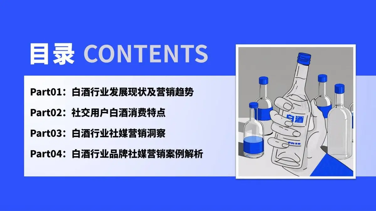 2024白酒行业社媒营销趋势报告PPT模板 - 第3页