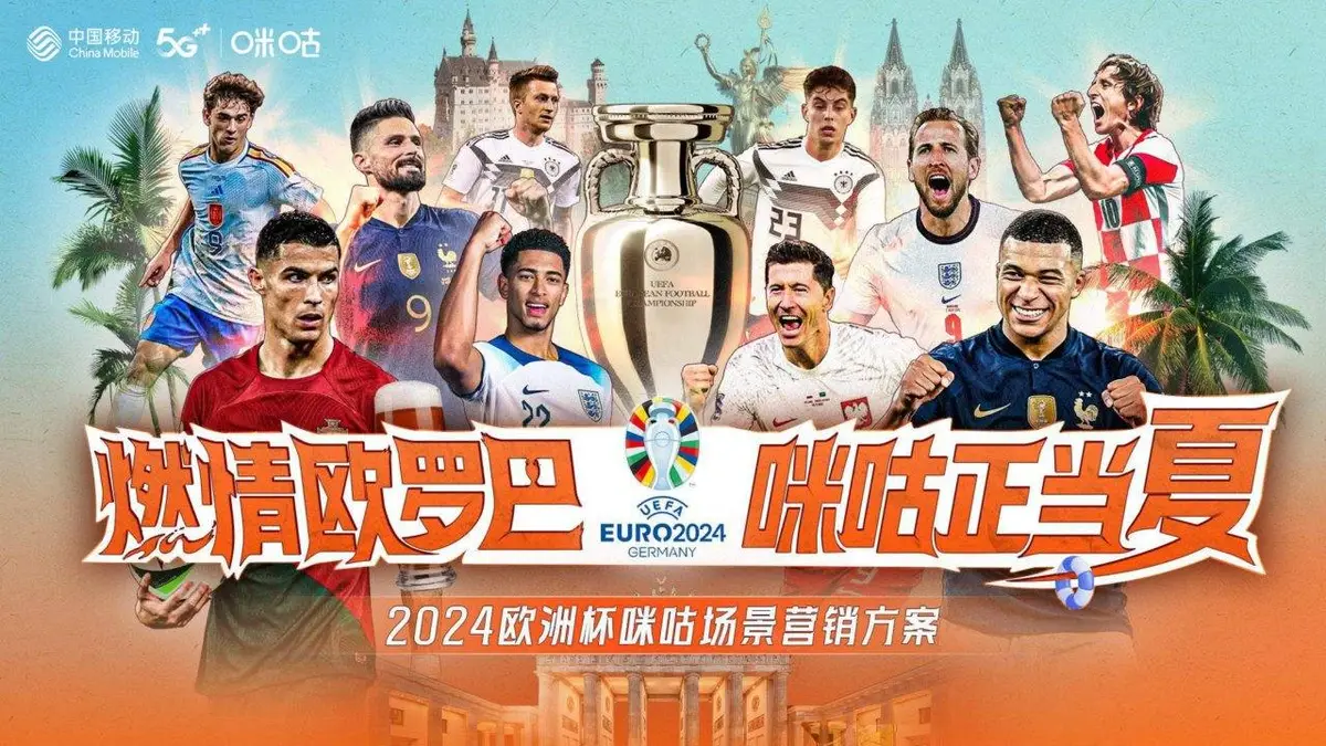 2024欧洲杯咪咕场景营销活动策划方案PPT模板 - 第1页