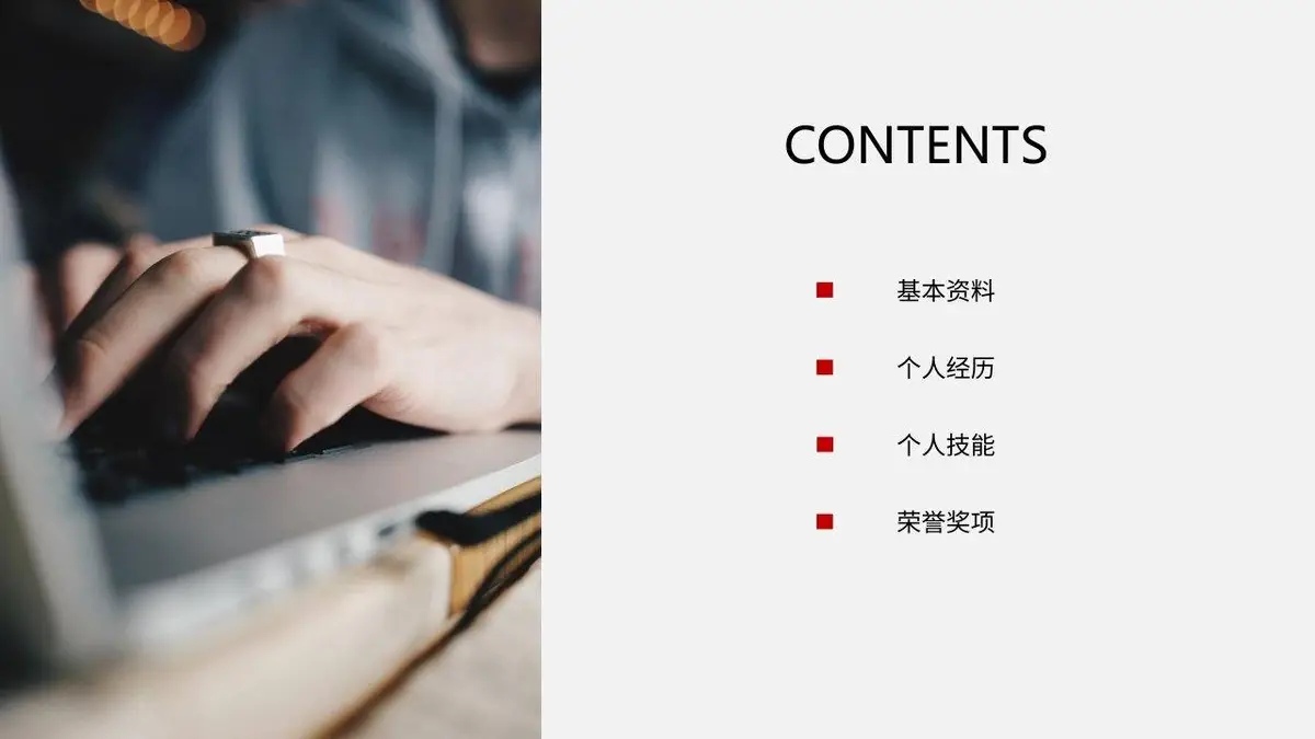 欧美风个性应聘简历PPT - 第2页