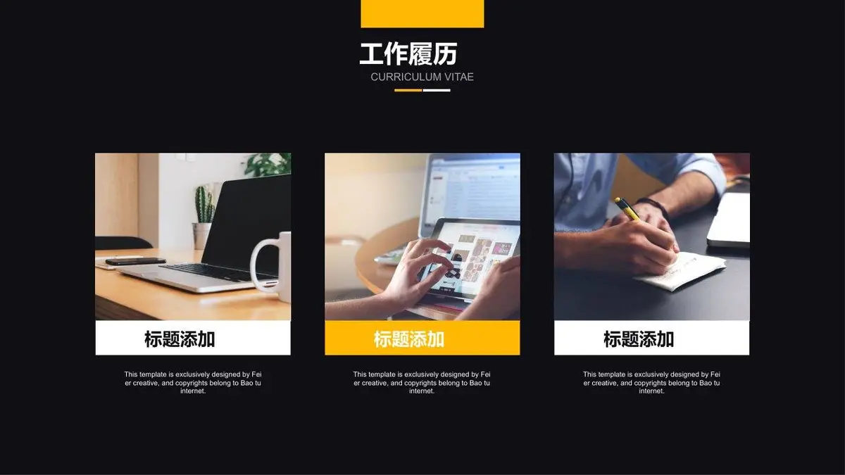 时尚大气个人简历PPT模板 - 第11页
