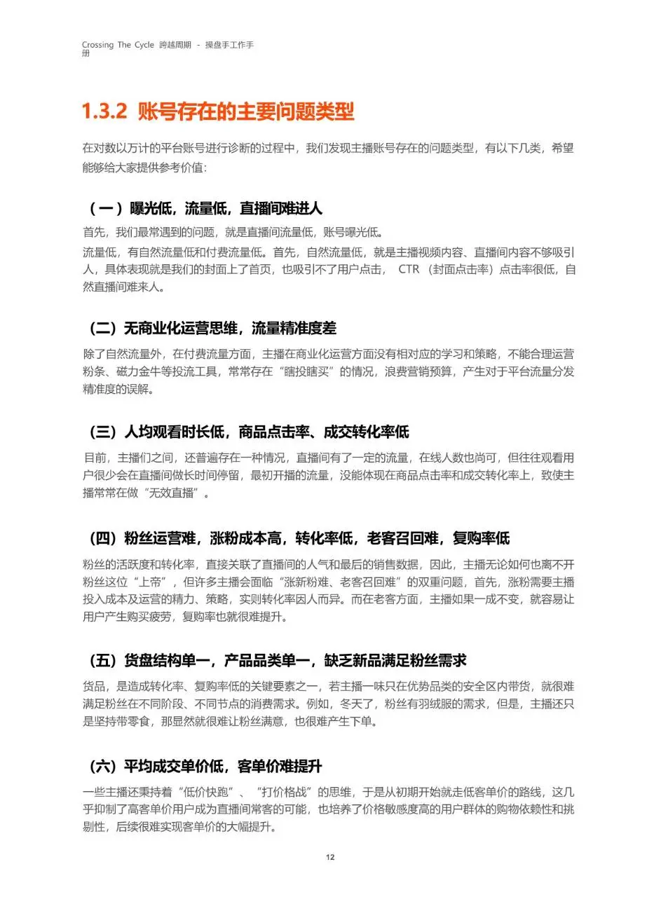 跨越周期操盘手工作手册快手电商服务商运营指导文档模板 - 第13页