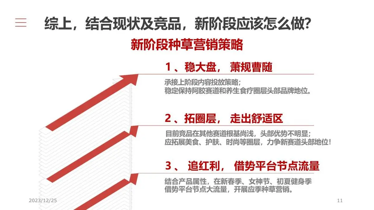东阿阿胶小红书内容投放营销方案PPT模板 - 第11页