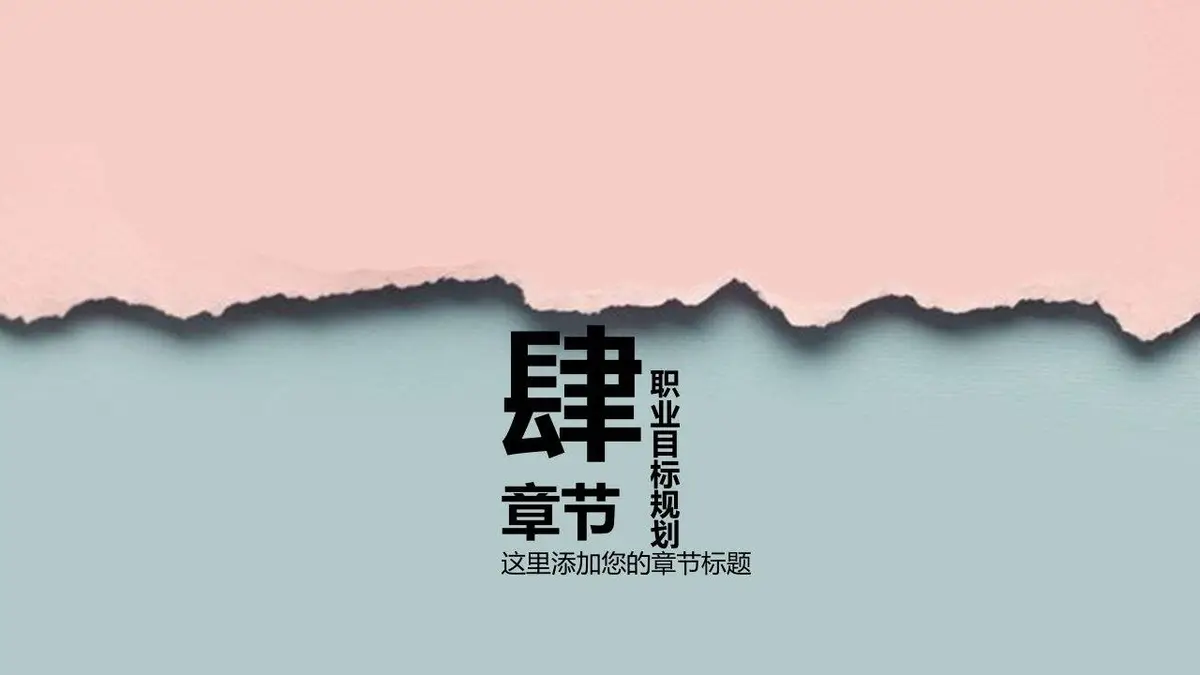 个人简历求职竞聘PPT模板 - 第19页