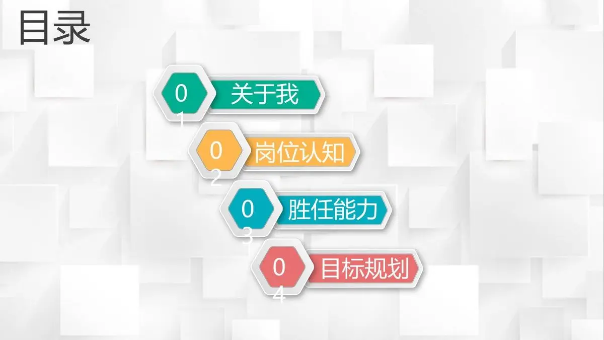 个性竞聘个人求职简历PPT模板 - 第2页