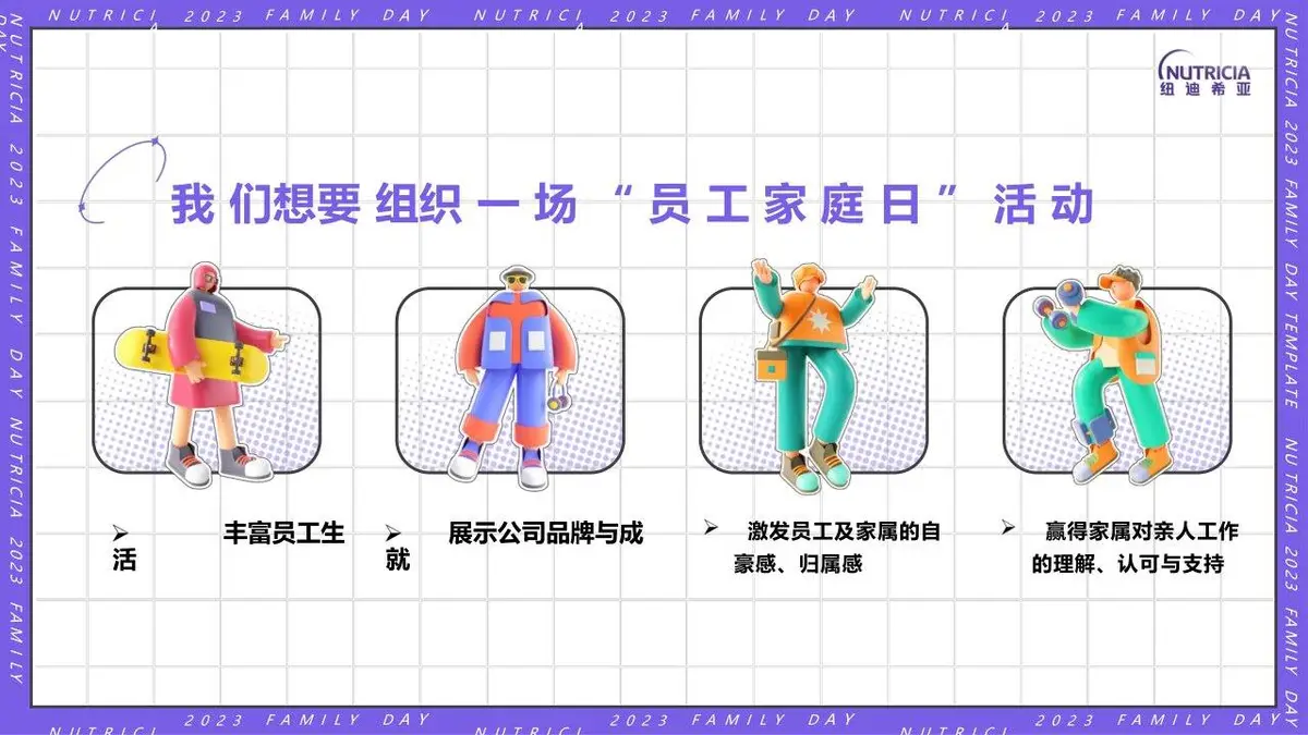 2023纽迪希亚FAMILY DAY家庭日活动策划案PPT模板 - 第2页