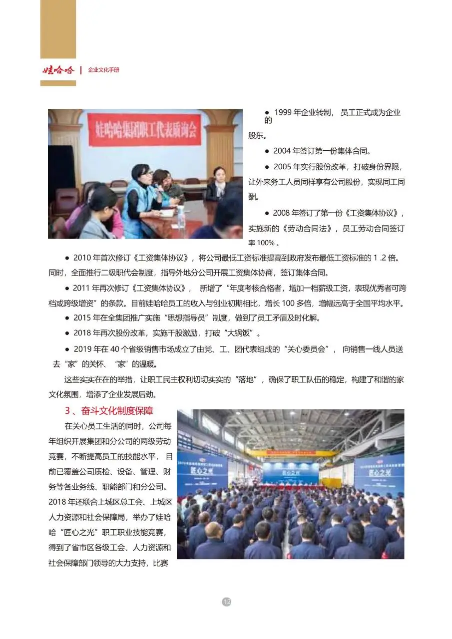 娃哈哈集团企业文化手册企业员工内部文化宣传规范指引DOC模板 - 第14页