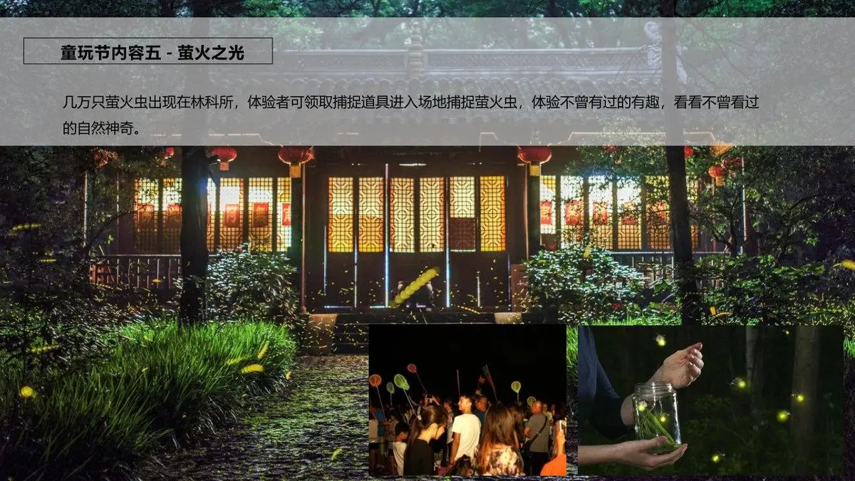 野外自然营山间萤火暑期自然童玩研学营活动策划案PPT模板 - 第17页