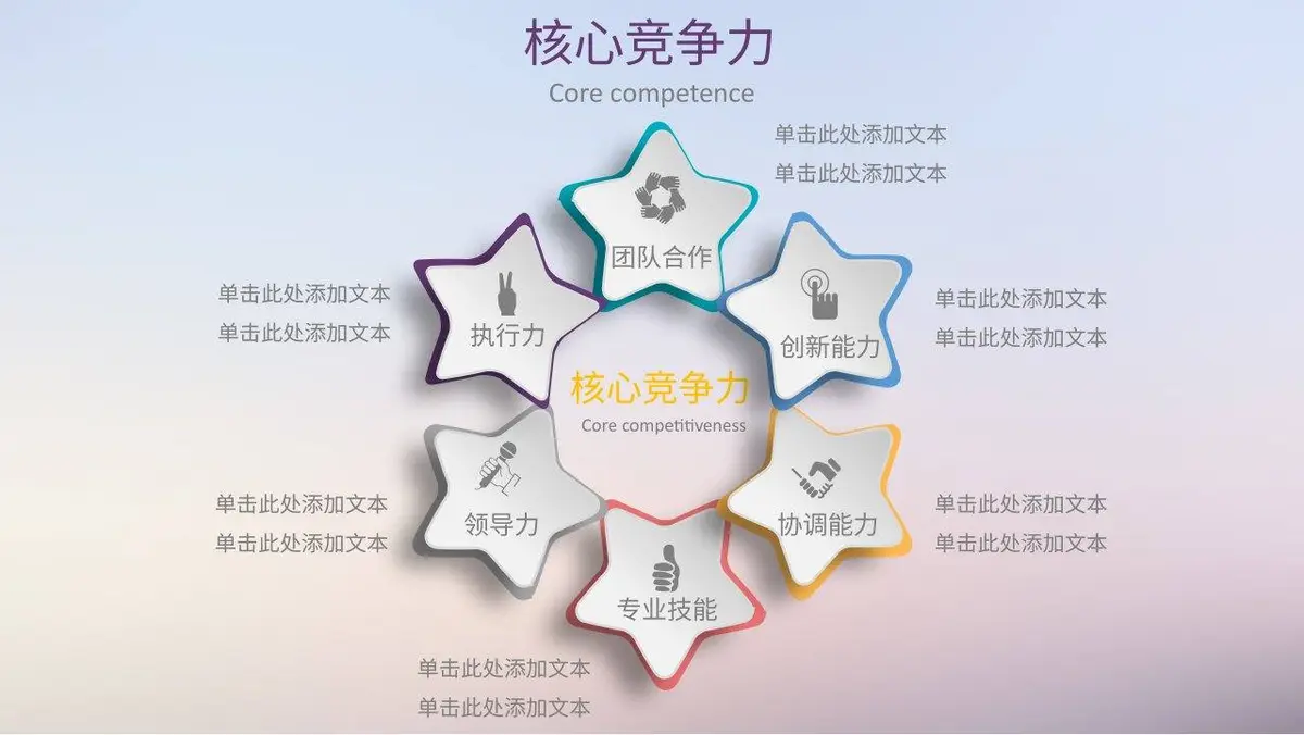 时尚简约竞聘求职简历PPT模板 - 第14页