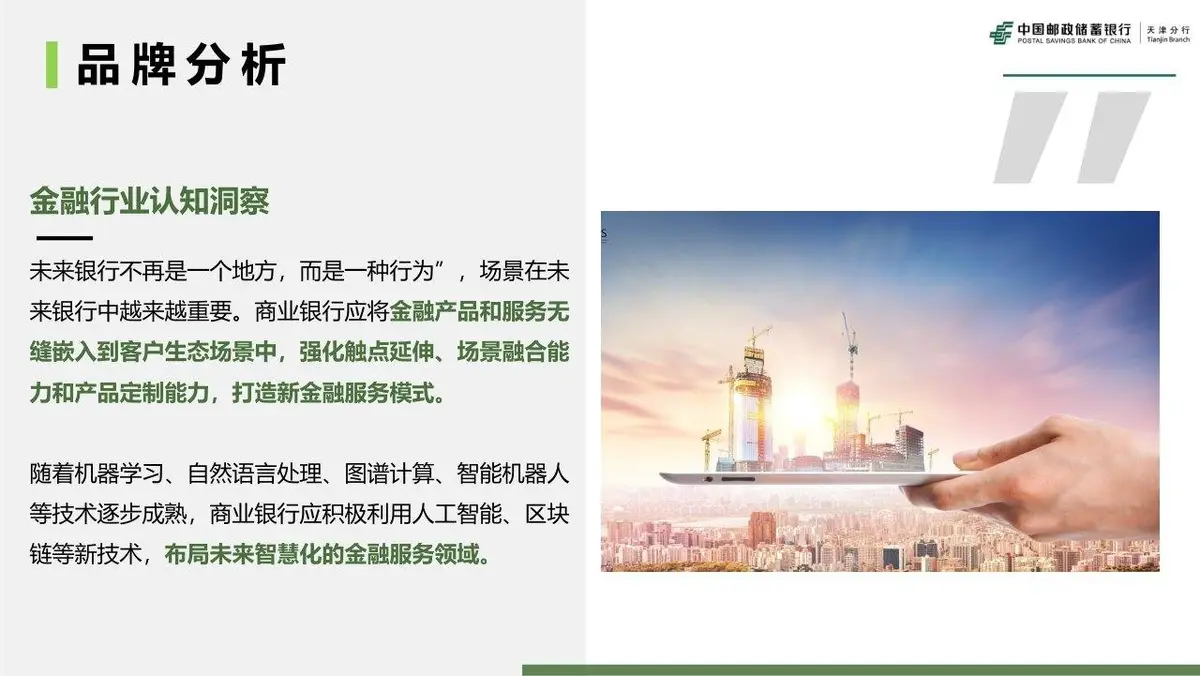 邮储银行品牌策划全案PPT模板 适用于金融机构品牌推广规划演示 - 第8页