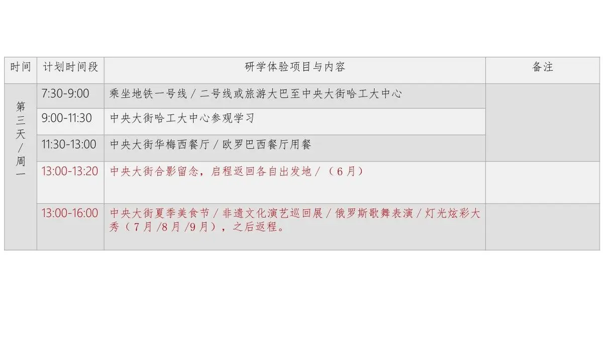 哈尔滨工业大学研学营旅游线路方案PPT模板 - 第26页
