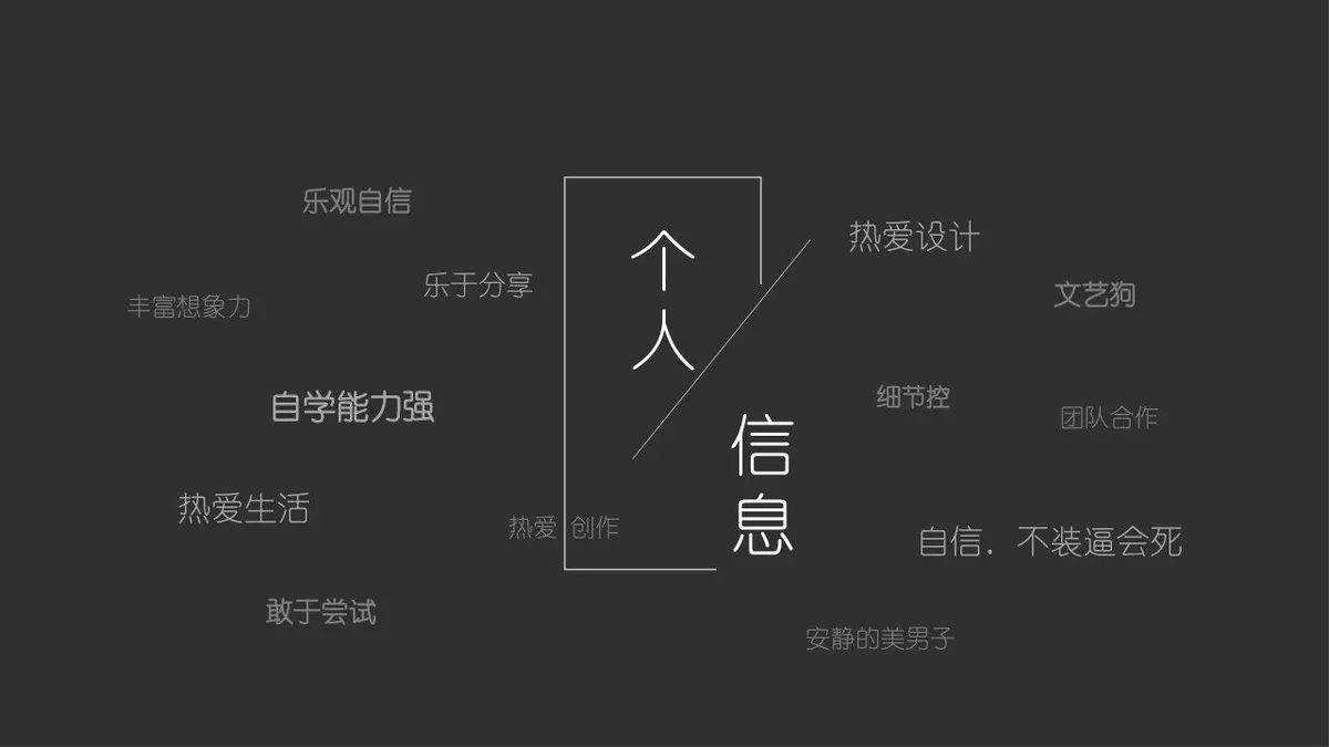 简约黑灰设计师求职简历模板 - 第3页