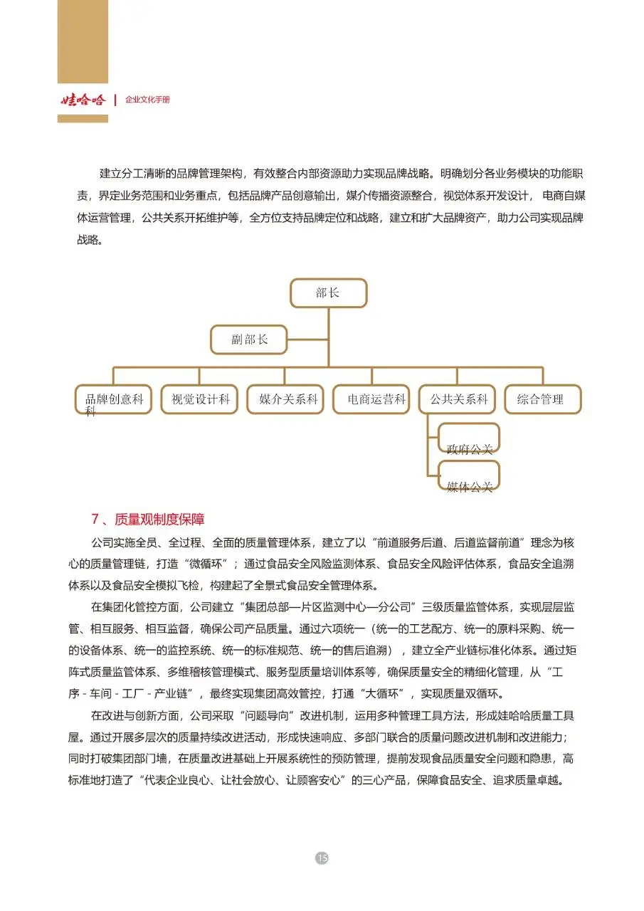 娃哈哈集团企业文化手册企业员工内部文化宣传规范指引DOC模板 - 第17页