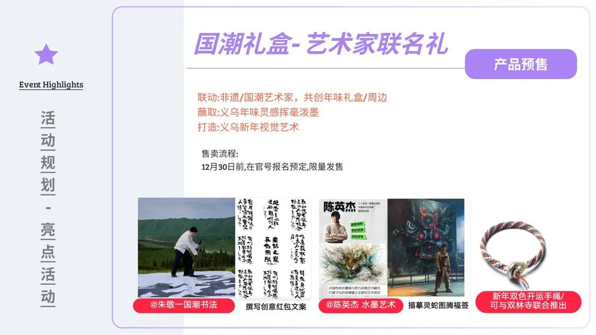 义乌春节元旦节日活动策划方案PPT模板 - 第20页
