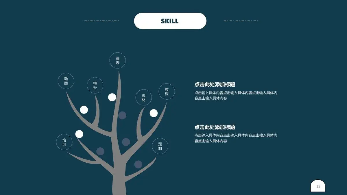 创意手绘灯泡个人求职简历模板 - 第13页