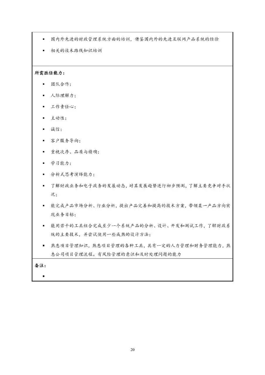 企业通用职位说明书Word文档模板 - 第24页
