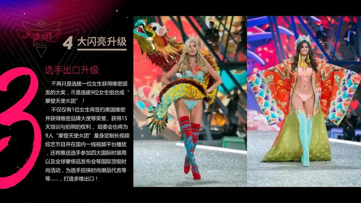 天使之路第二季维多利亚的秘密品牌大使选拔暨女团选拔计划营销活动PPT模板 - 第22页