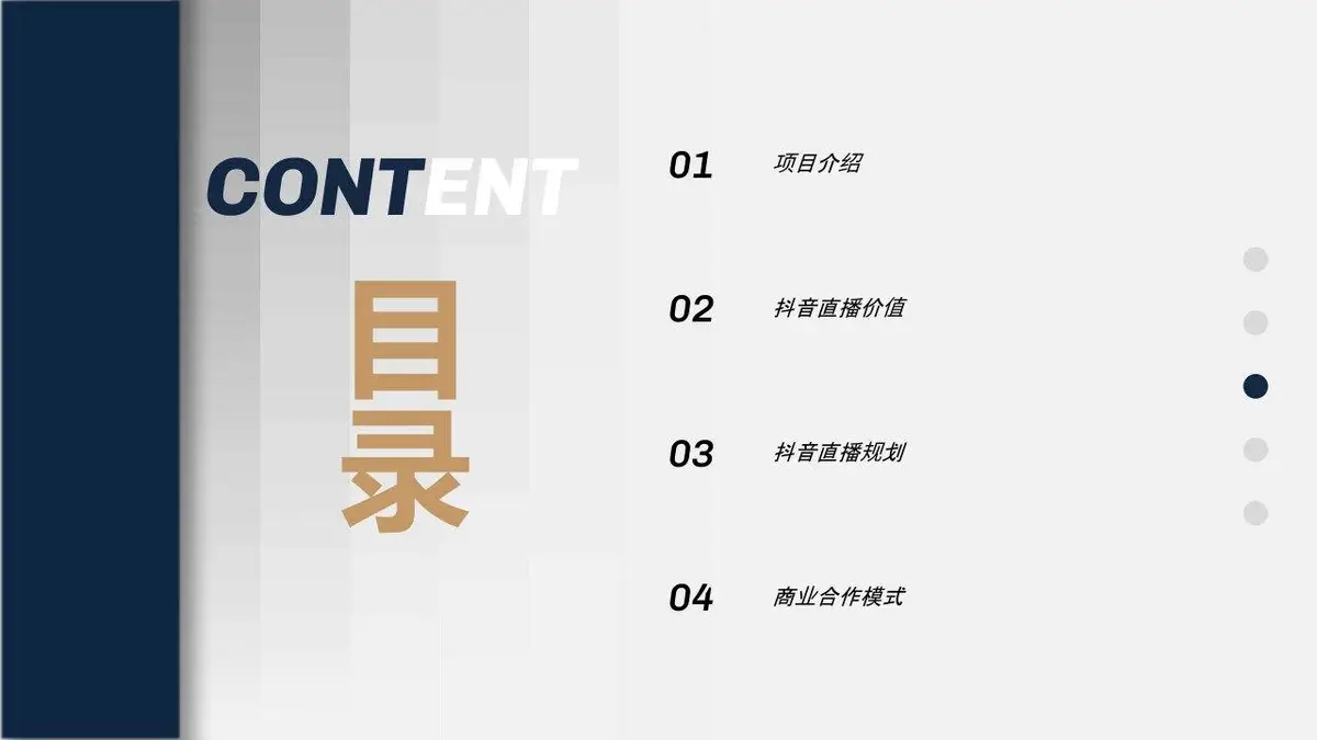 抖音直播计划书商务演示PPT模板 - 第2页