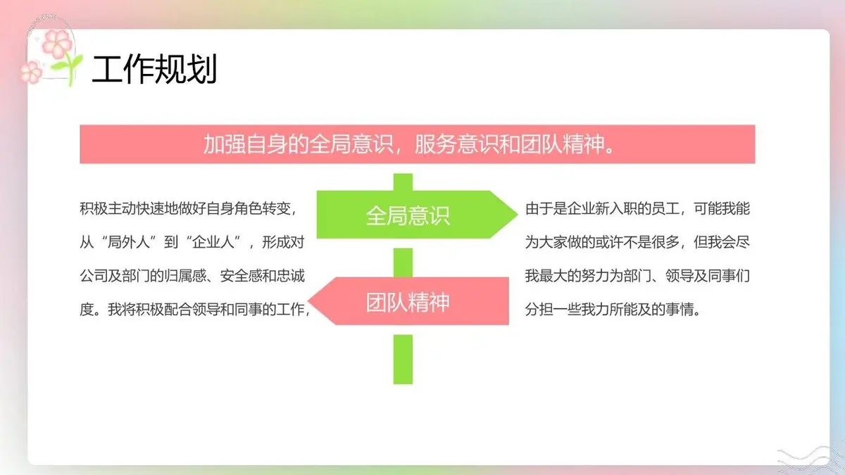 清新入职自我介绍PPT模板 - 第24页