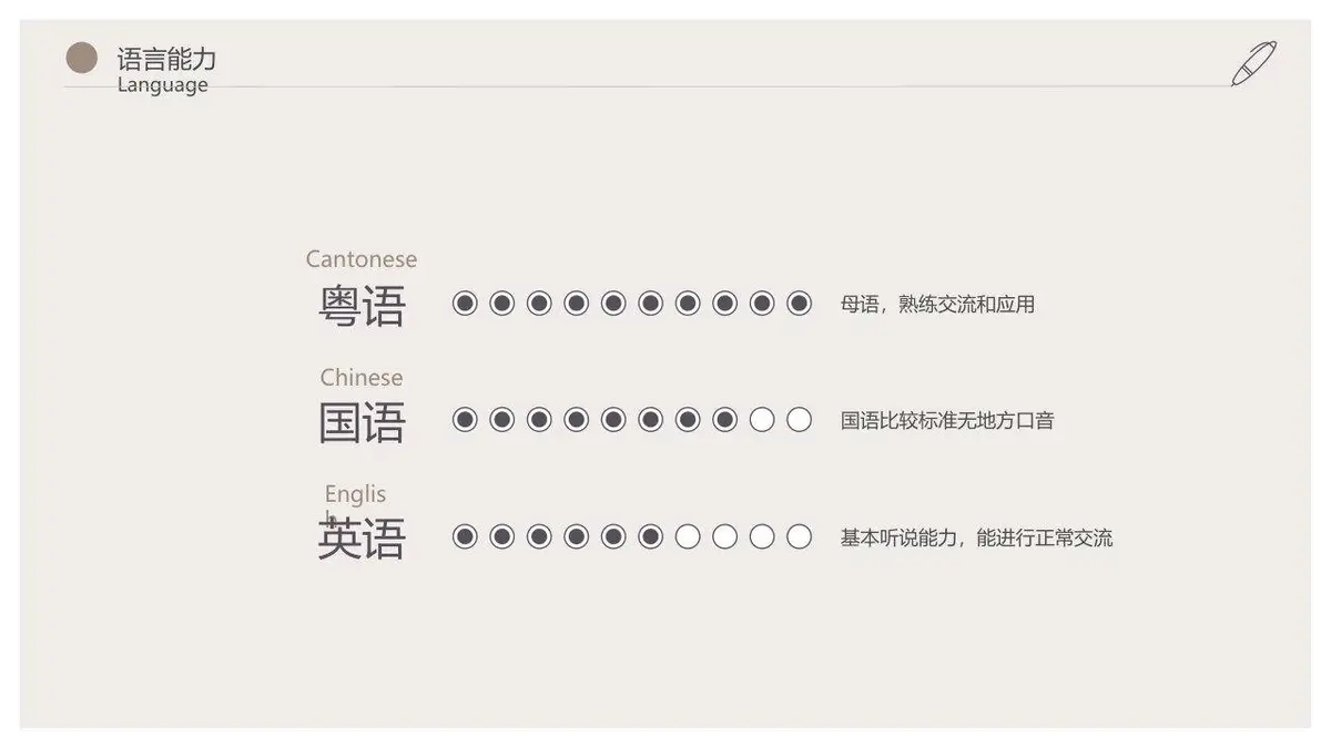 简约大气个人简历PPT模板 - 第7页