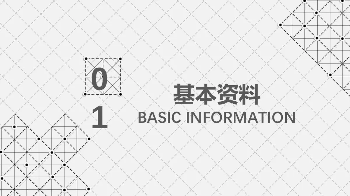简约几何线条竞聘简历PPT模板 - 第3页