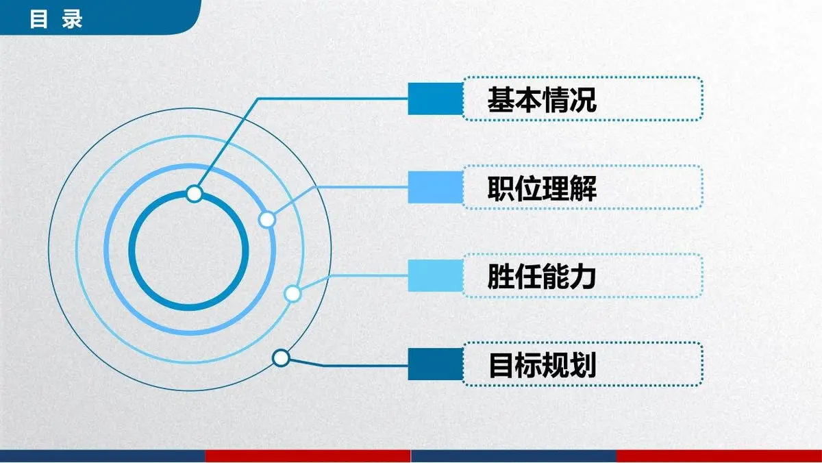稳重个人简历求职竞聘PPT - 第9页