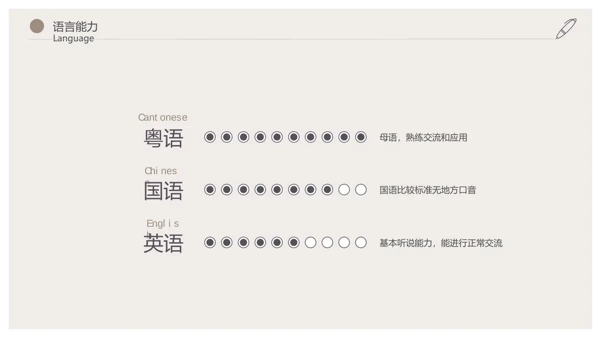 创意时尚企业白领个人简历PPT模板 - 第7页