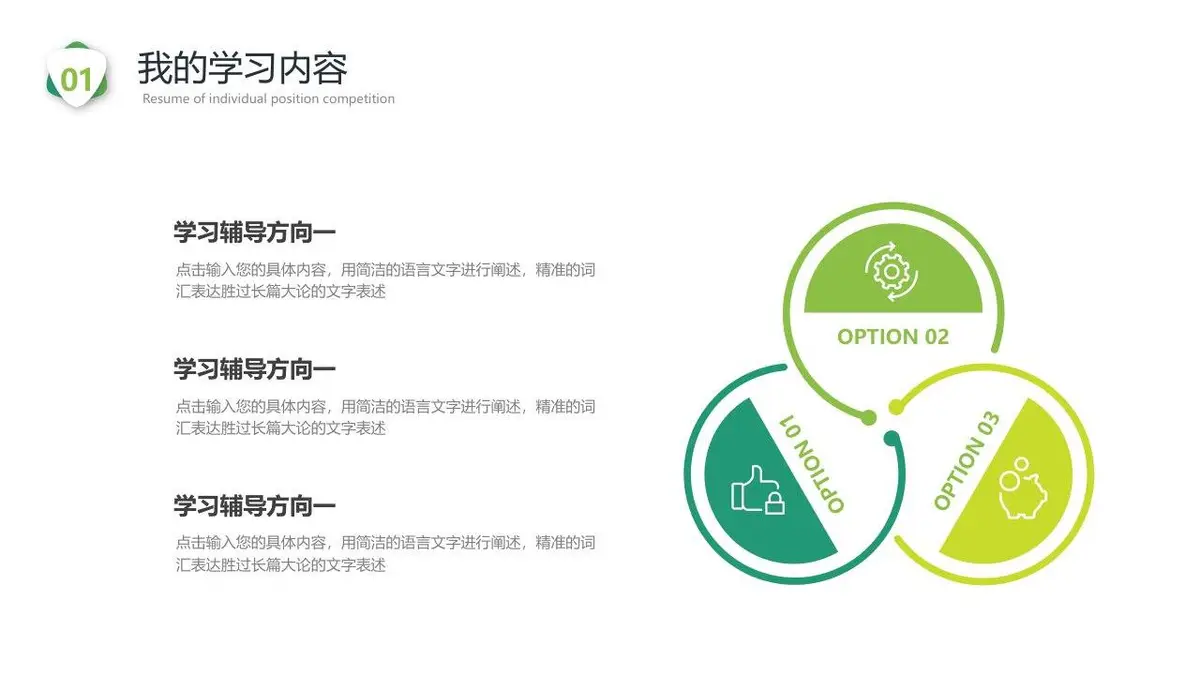简约个人岗位竞聘简历PPT - 第8页