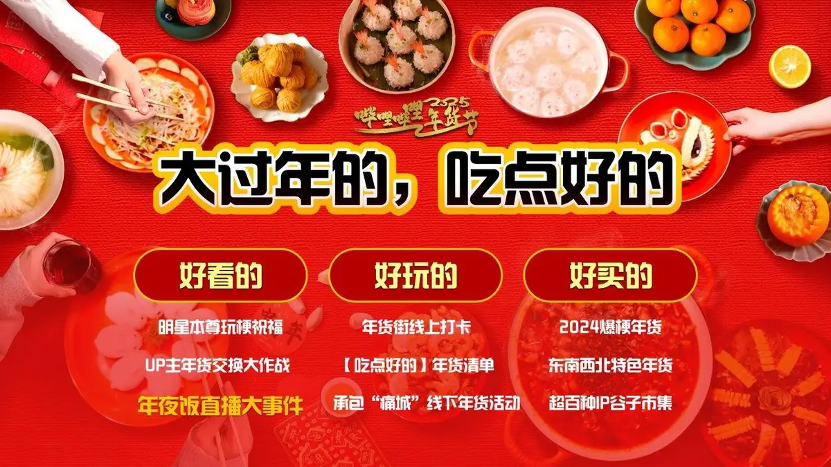 大过年的吃点好的新春年货节美食主题宣传海报 - 第6页