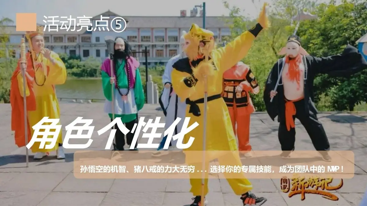 黑神话悟空西游记主题高科技团建活动策划方案PPT模板 - 第15页