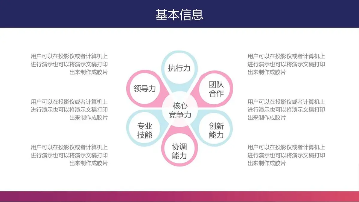 个人简历求职面试PPT模板 - 第5页
