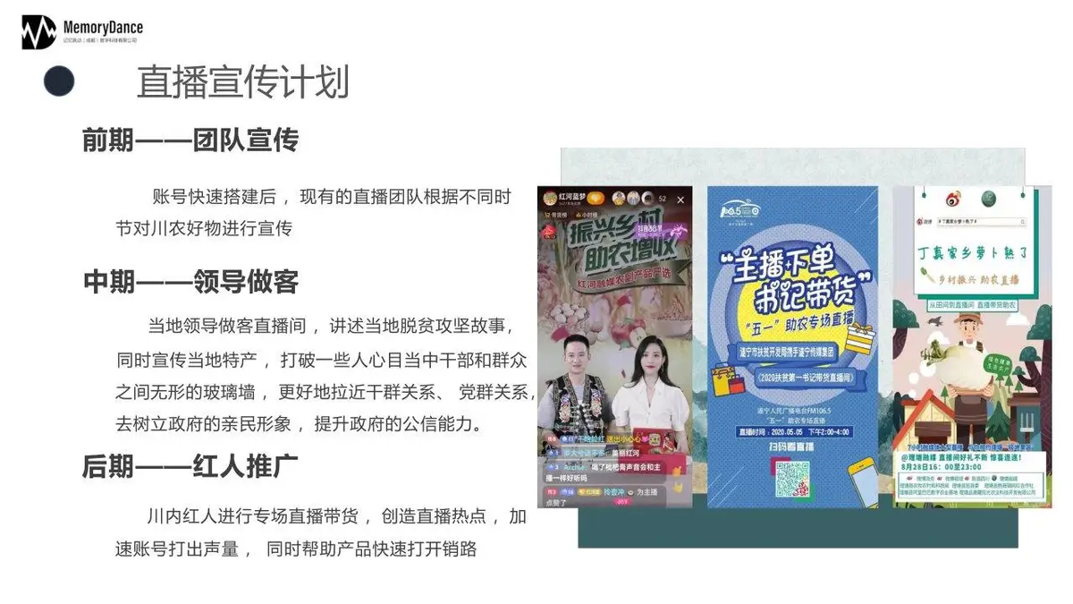 直播天府川农好物直播策划案PPT模板 - 第24页
