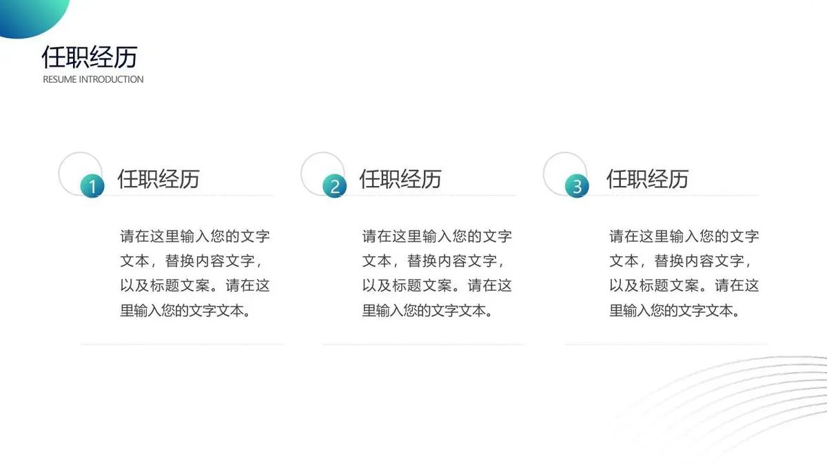 202X个人简历介绍PPT模板 - 第12页