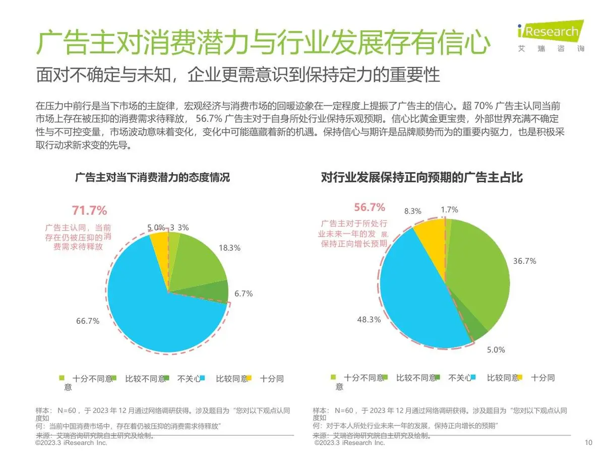 2023年中国网络广告市场研究 垂直行业广告主投放调查分析PPT模板 - 第10页
