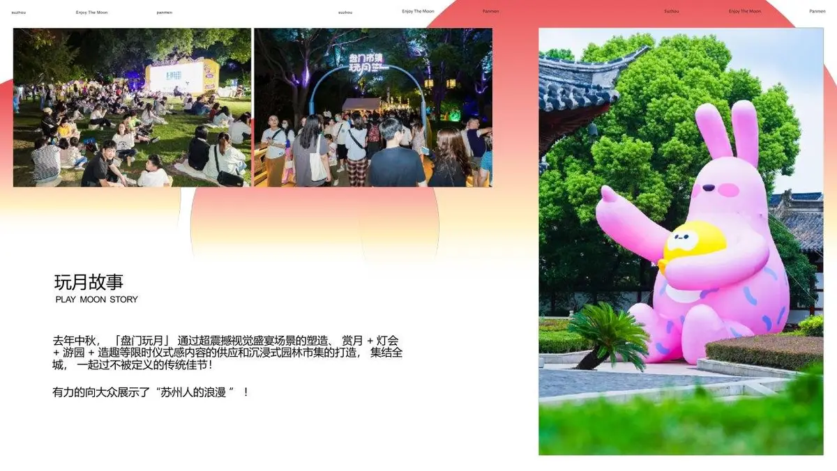 盘门玩月2023中秋主题活动招商方案PPT模板 - 第3页
