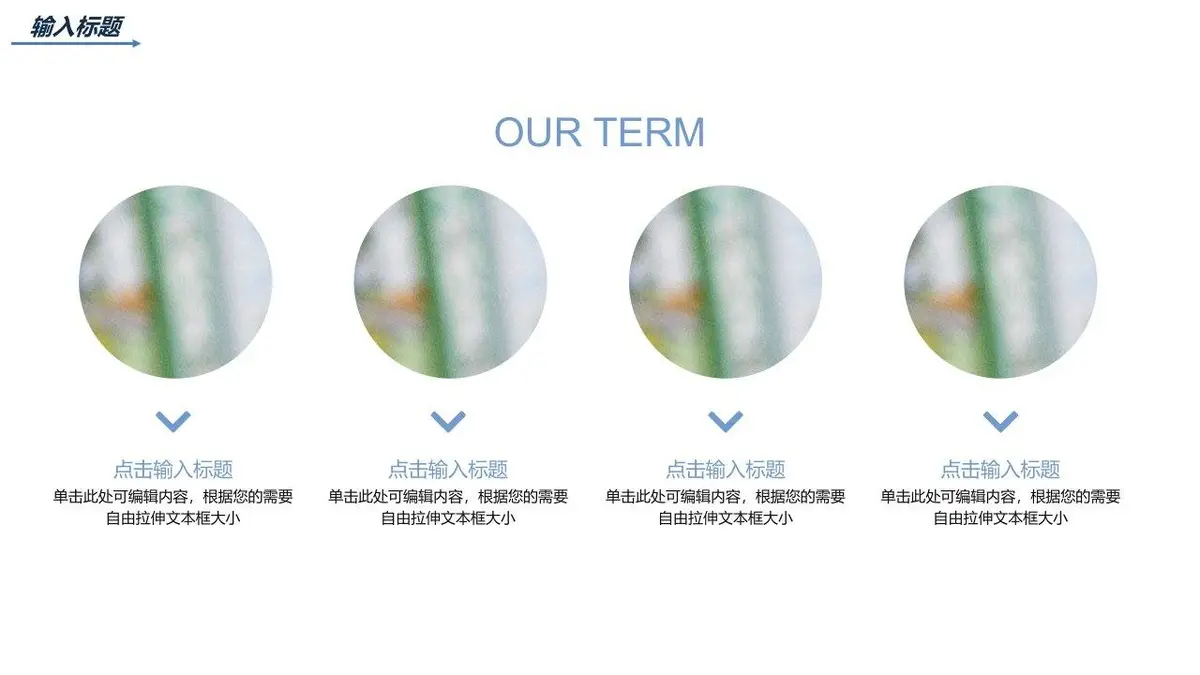 简约蓝色求职竞聘PPT模板 - 第5页