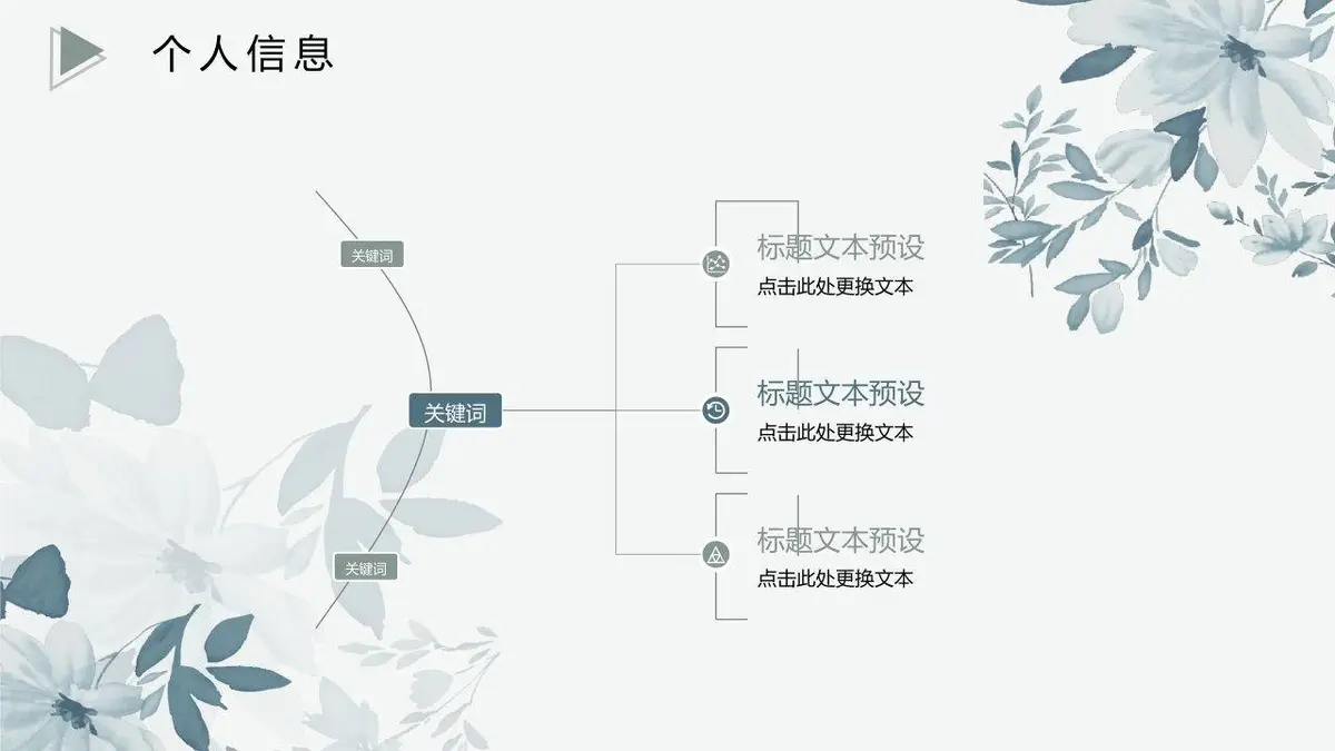清新淡雅个人求职简历PPT模板 - 第4页