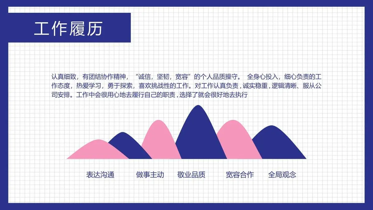 个人简历求职竞聘PPT模板 - 第9页