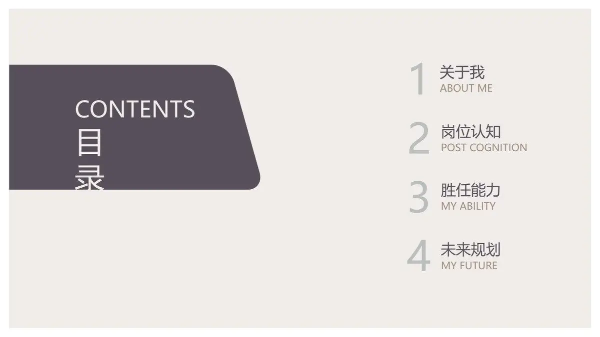 简约大气个人简历PPT模板 - 第2页