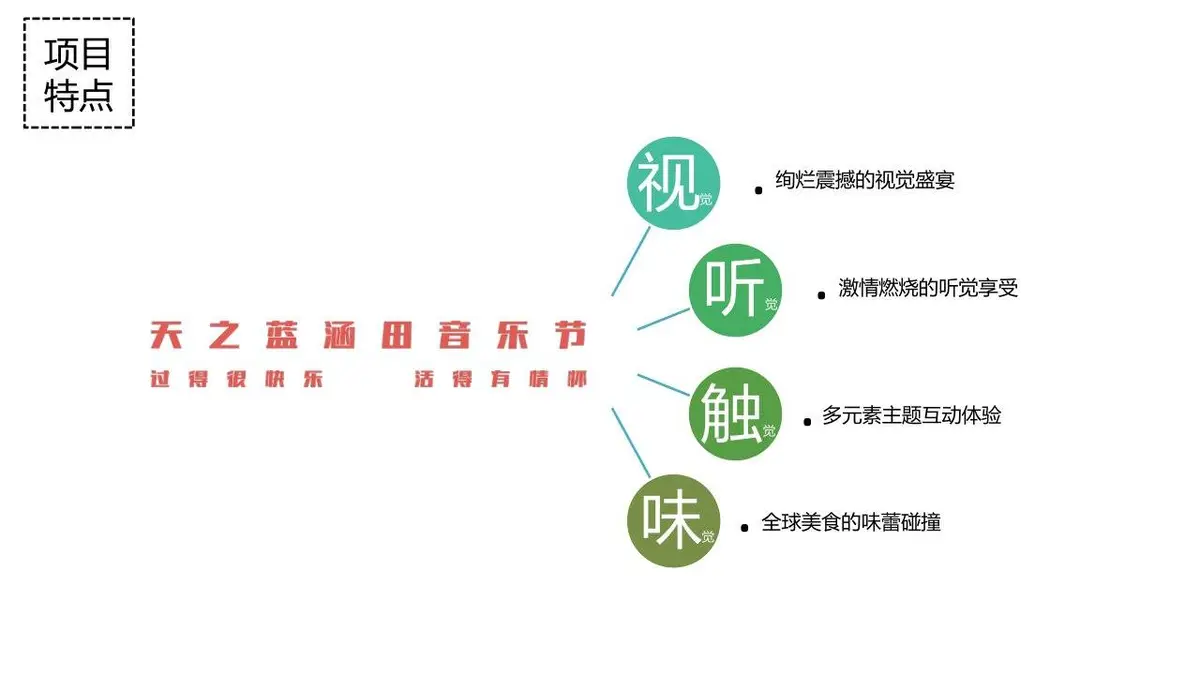 天之蓝涵田音乐节活动策划方案PPT模板 - 第2页