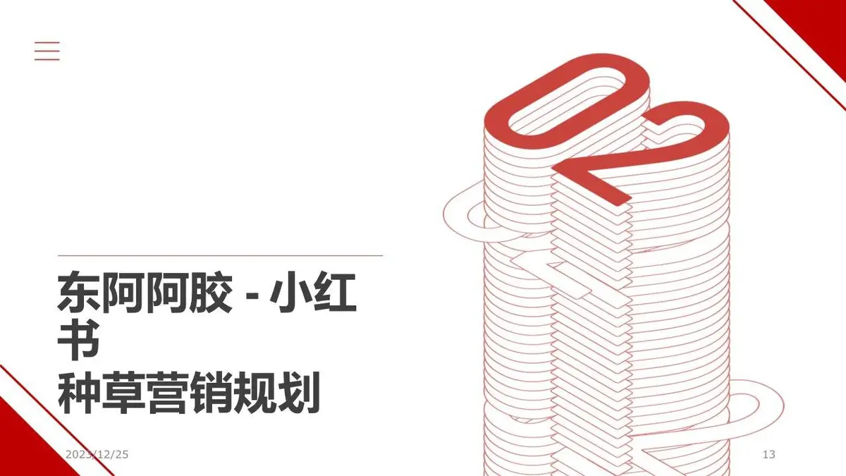 东阿阿胶小红书内容投放营销方案PPT模板 - 第13页