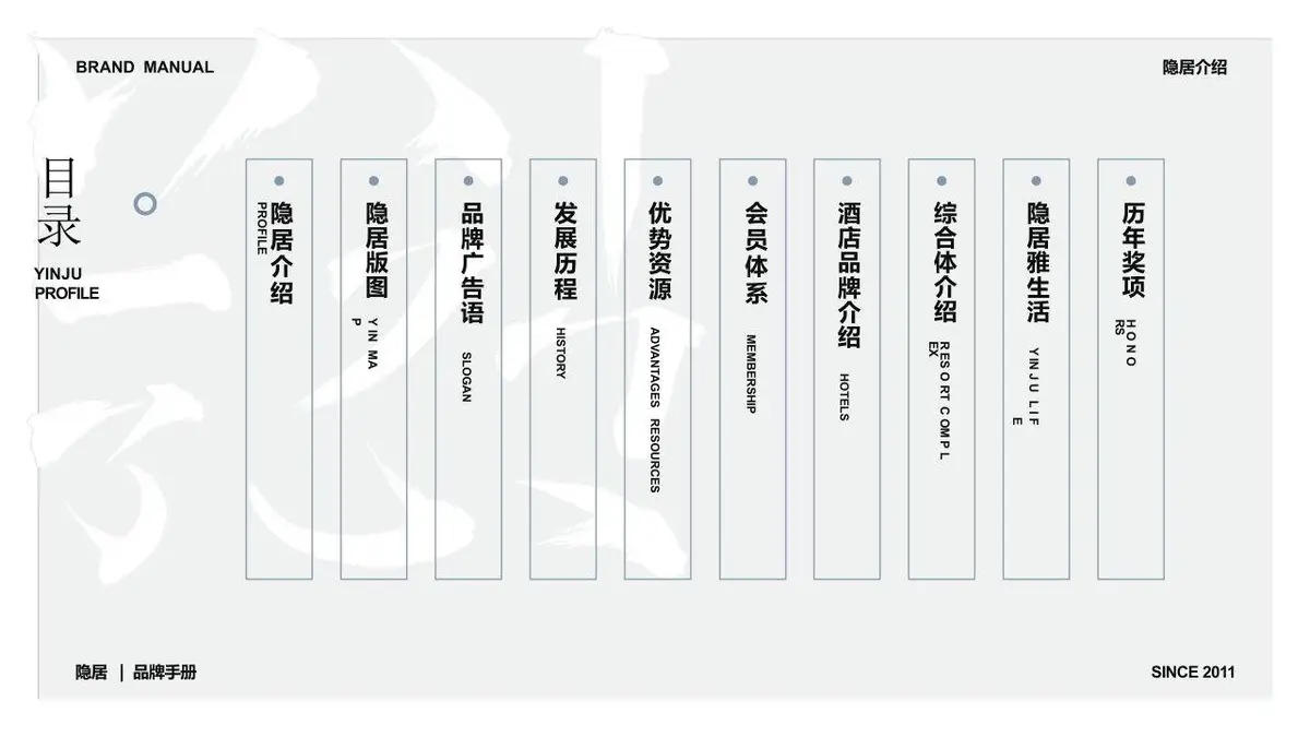 新中式国风隐居品牌手册品牌介绍PPT模板 - 第2页