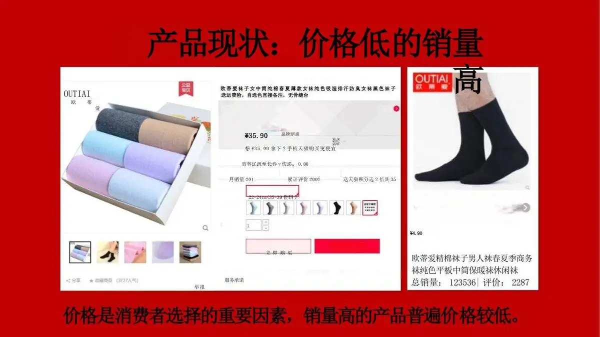 袜子产品策划方案PPT模板 时尚服饰品类营销推广演示文稿 - 第5页
