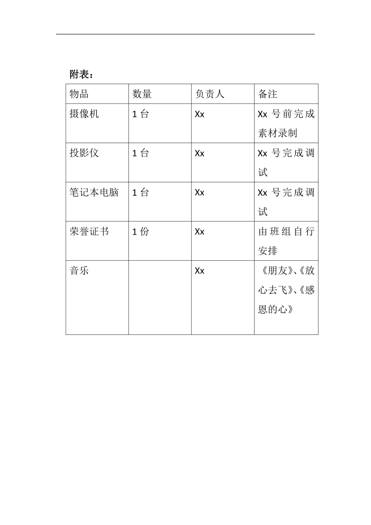 离职员工欢送会策划方案Word文档模板 - 第3页