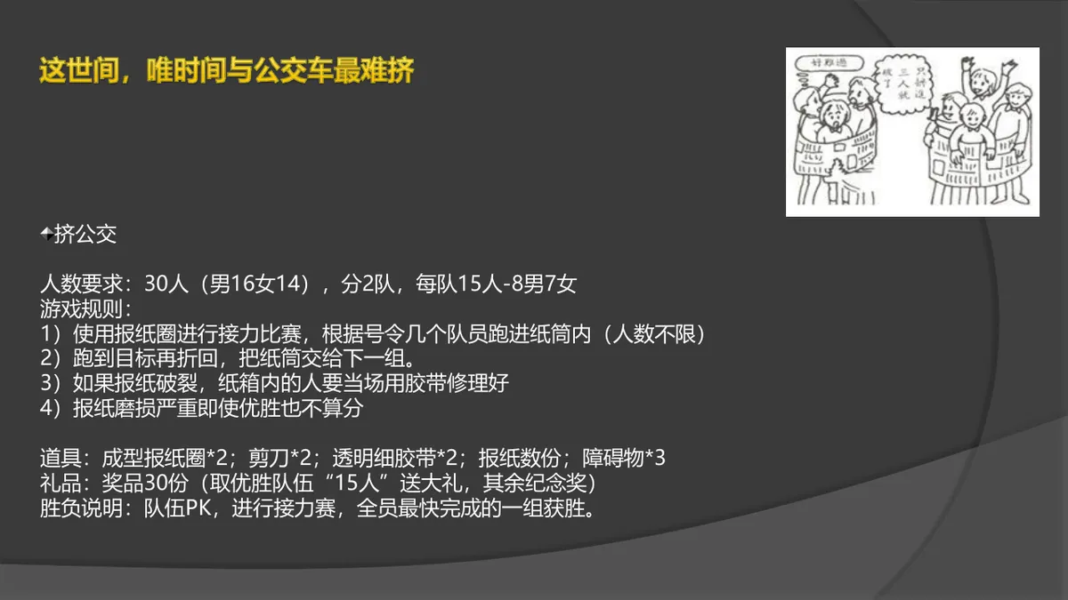团队拓展趣味游戏活动方案PPT模板 - 第7页