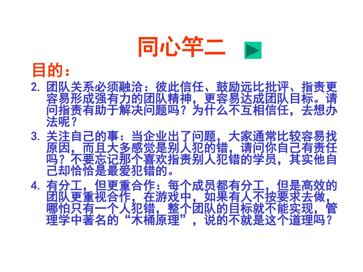 拓展训练体验式培训游戏手册分享PPT模板 - 第14页